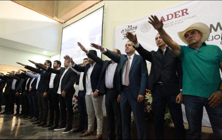 Roberto de Alba tomó protesta como nuevo presidente del Consejo Agroalimentario de Jalisco (CAJ). EL INFORMADOR / A. Camacho