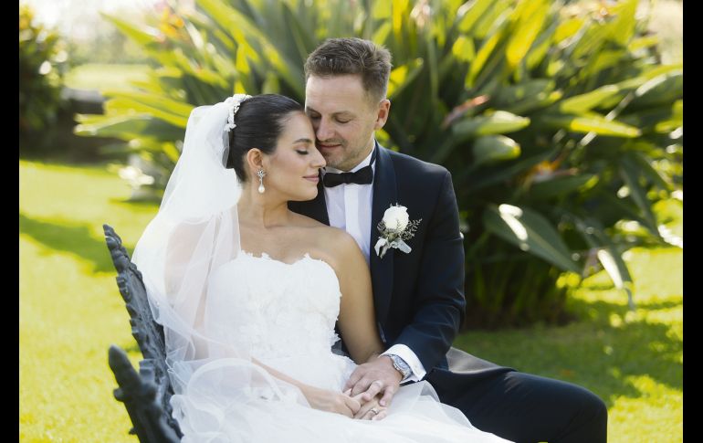 Luze Issa Rubio y Jeff Schwingenschloegl. GENTE BIEN JALISCO/CLAUDIO JIMENO