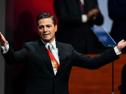 Usuarios de redes sociales creen que el mensaje se refiere al ex presidente Enrique Peña Nieto. AFP / ARCHIVO