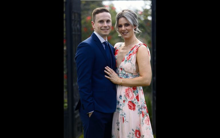 Matthew Phillips y Jenny Schwingenschloegl. GENTE BIEN JALISCO/CLAUDIO JIMENO