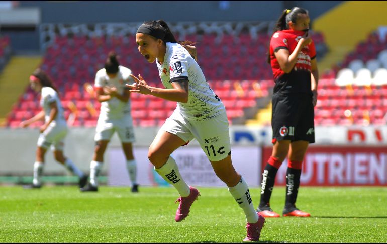 La historia se comenzó a escribir desde muy temprano, antes de los 20 segundos, las tapatías ya ganaban 1-0 gracias al gol de Fabiola Ibarra. IMAGO7