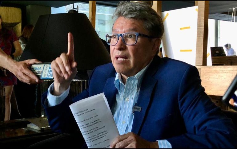 Ricardo Monreal se mostró a favor de revisar los mecanismos de protección a los periodistas para que sean efectivos. EL INFORMADOR/R. Rivas