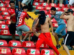 Aseguran que en el estadio no había policías, sólo personal de seguridad privada. AFP/E. Gómez