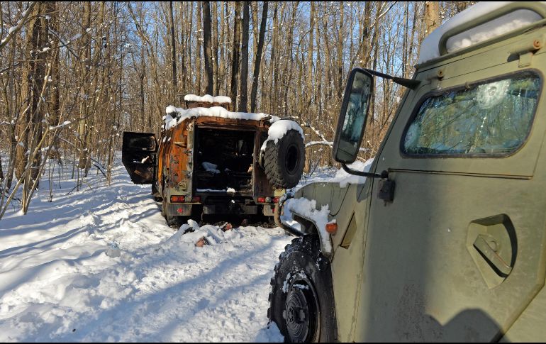 El ejército ruso ocupa desde el viernes la central nuclear de Zaporiyia, la más grande de Europa, donde disparos de artillería provocaron un incendio. AFP / S. Bobok
