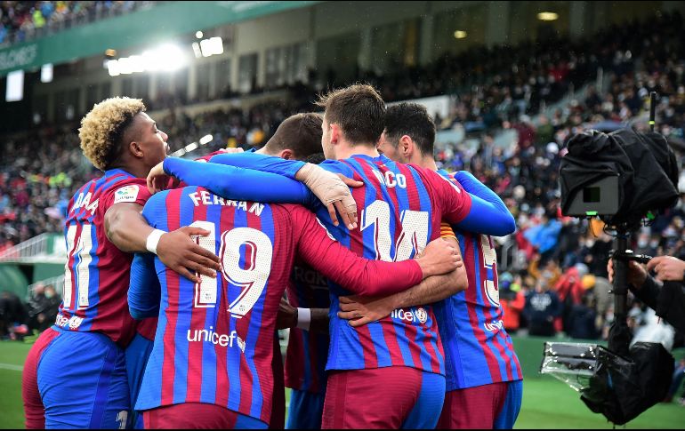 Tras extender a 11 su racha invicta en el campeonato doméstico, el Barça quedó tercero en la tabla. AFP/J. Jordan