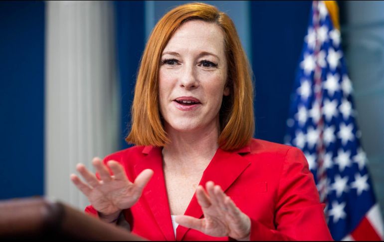 Psaki dijo que la comisión fue con la finalidad de encontrarse con el Gobierno de Nicolás Maduro, para hablar respecto a “seguridad energética”. EFE/ J. SCALZO