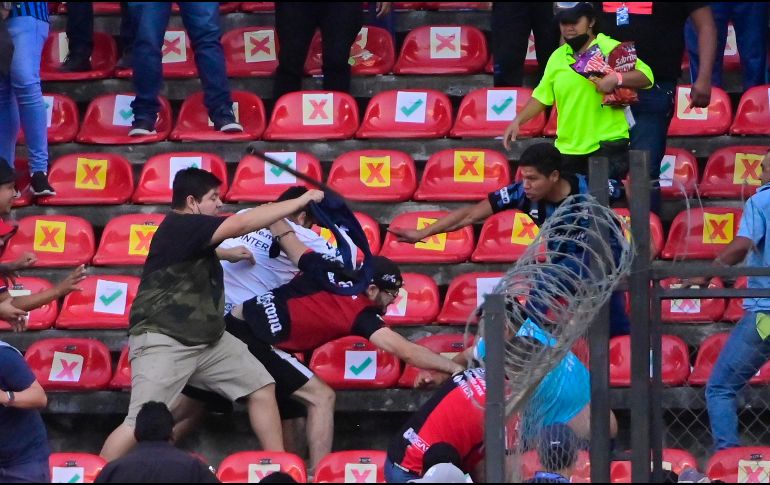 Los actos violentos registrados el sábado pasado en La Corregidora dejaron 26 personas lesionadas, de los cuales dos siguen internados. IMAGO7 / ARCHIVO