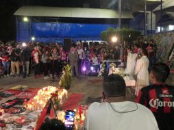 Las oraciones fueron dirigidas primordialmente para quienes aún se encuentran hospitalizados y luchando por su vida en la capital queretana. ESPECIAL