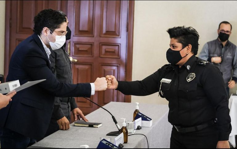 Autoridades adelantaron que habrá una capacitación para el manejo de los dispositivos que portarán las mujeres en situación de riesgo. ESPECIAL / Gobierno de Jalisco