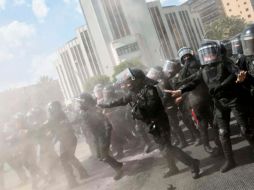 Minutos antes de las 16:00 horas de este miércoles, partieron diversos contingentes de mujeres en marcha del Ángel de la Independencia al Zócalo capitalino. SUN / F. Rojas