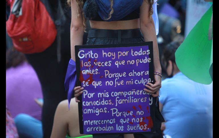 Las mujeres piden más seguridad. EL INFORMADOR/ A. CAMACHO.