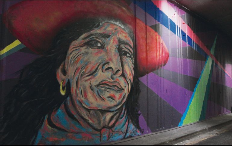 Ejemplo de obra. Así luce uno de los murales temáticos que engalanan la frontera entre Guadalajara y Zapopan. Cortesía