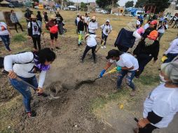 La brigada de madres buscadoras labora en Jalisco desde el pasado 21 de febrero con la finalidad de encontrar desaparecidos. ESPECIAL