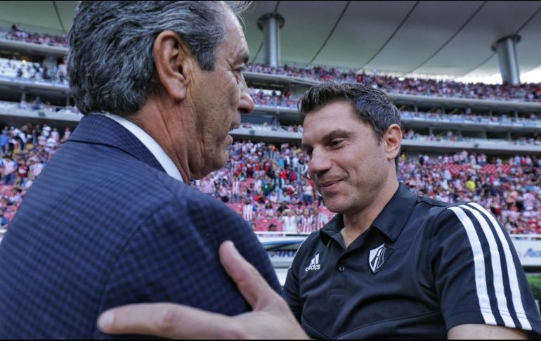 JUNTOS. Leandro Damián Cufré le guarda un cariño especial a Tomás Boy, pues fue dirigido por él y luego fue su auxiliar. IMAGO7