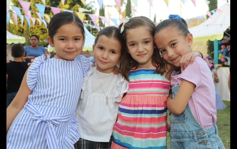 Mía Molina, Sofía Silva, Isabella Arriola y Regina Sánchez. GENTE BIEN JALISCO/CLAUDIO JIMENO