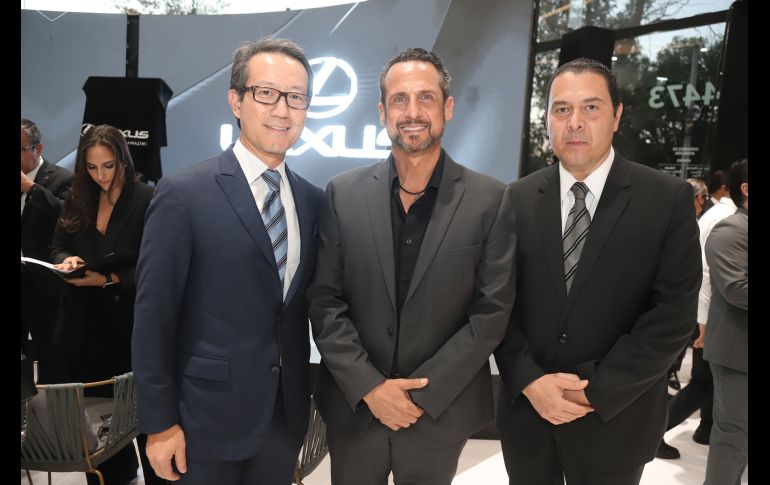 Takaaki Kuga, Francisco Guerra y Sergio García. GENTE BIEN JALISCO/CLAUDIO JIMENO