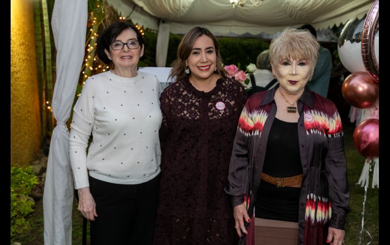 Bertha Alicia Flores de Arellano, Alexa Cervantes y Aida Cuevas de Cervantes. GENTE BIEN JALISCO/JORGE SOLTERO