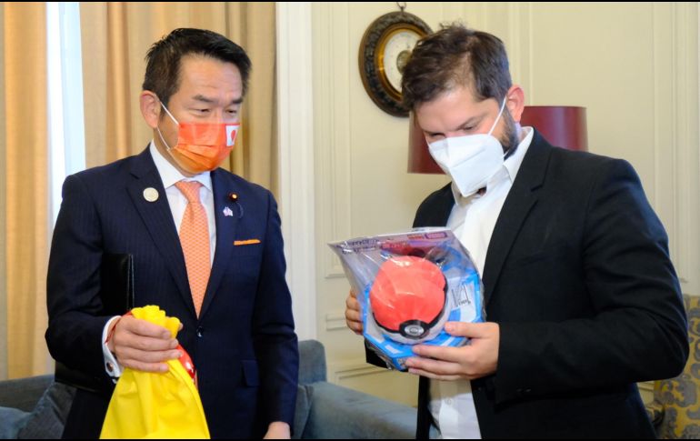 El futuro gobernante chileno ha manifestado en alguna ocasión que es fan de la serie de animación japonesa. EFE/Equipo Boric