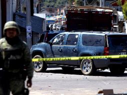 En la plaza central de Nuevo San Juan Parangaricutiro, Michacán, integrantes del crimen organizado atacaron a las fuerzas armadas locales y federales. SUN/Archivo