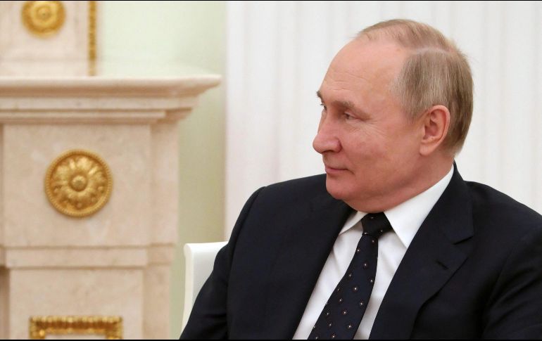 El presidente ruso, Vladímir Putin, en el Kremlin este 11 de marzo. AFP / Sputnik / M. Klimentyev