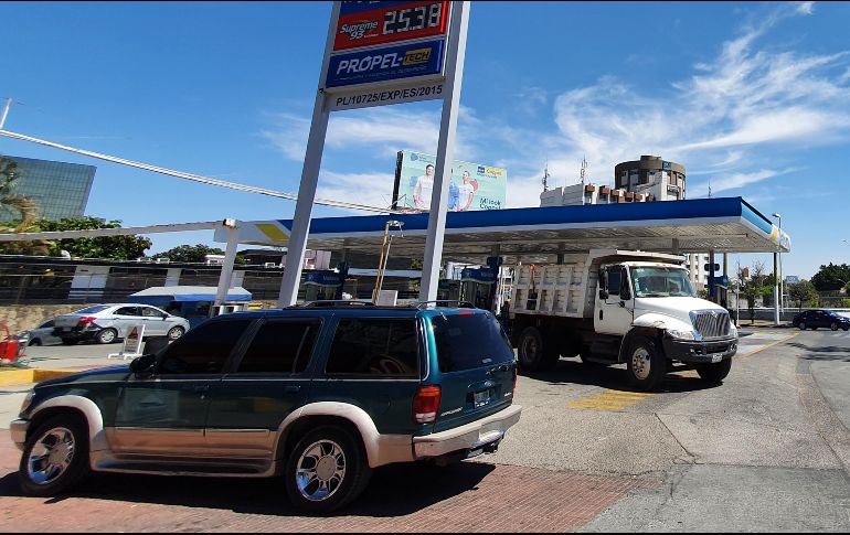 El estímulo fiscal y subsidio están dirigidos a todas las gasolineras que intentan suavizar el impacto del gas al consumidor. EL INFORMADOR / ARCHIVO