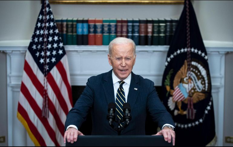 El presidente Biden se refirió a los productos cuya importación ha sido prohibida como 