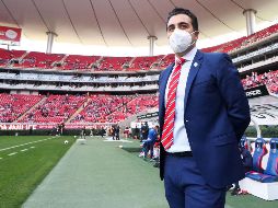 Leaño hizo su debut como timonel rojiblanco contra las Águilas, en aquella ocasión llegó como técnico interino tras el despido de Víctor Manuel Vucetich en el Rebaño. IMAGO7