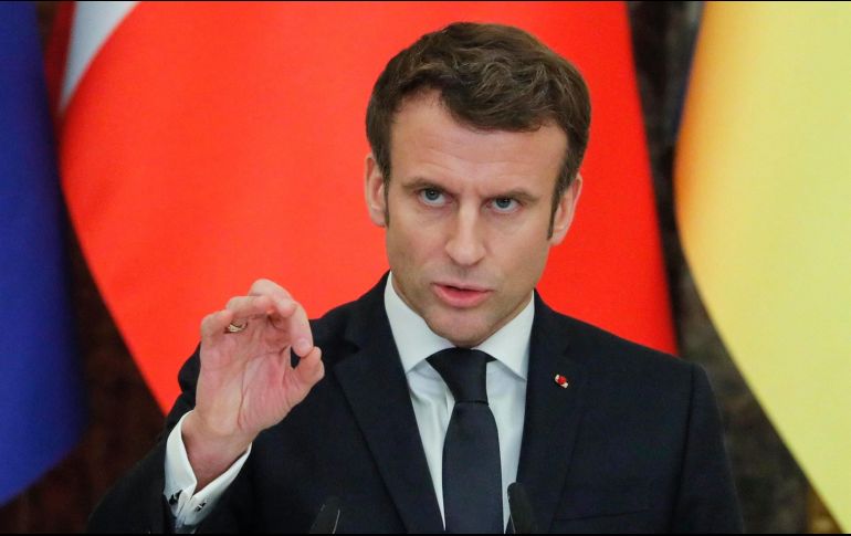 Las fuentes del Elíseo indicaron que Zelenski pidió ayuda a Macron por la desaparición del alcalde de Melitopol. EFE