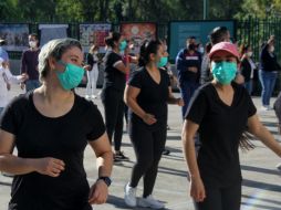 Los asistentes participaron en pláticas y talleres de nutrición; asimismo, les impartieron clases de aeróbics y zumba. ESPECIAL/IMSS Jalisco