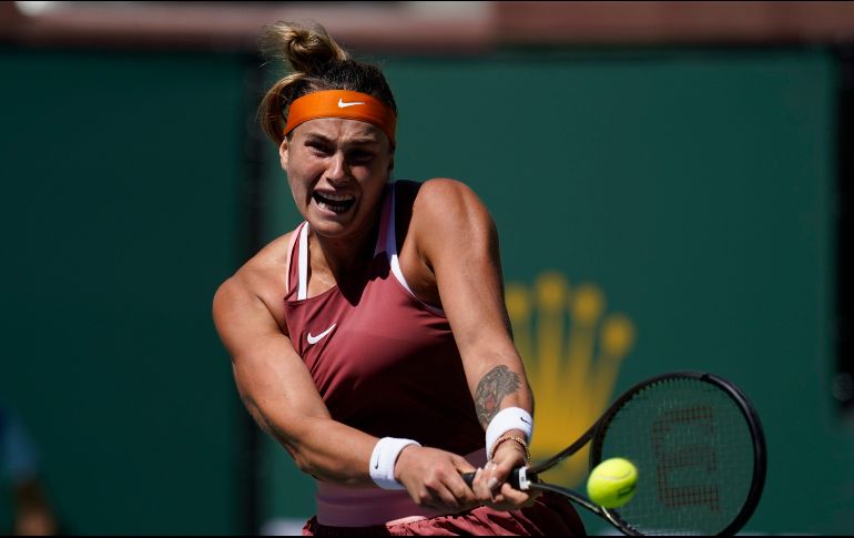 Sabalenka, de 23 años, fue semifinalista de las pasadas ediciones de Wimbledon y el Abierto de Estados Unidos. AP/M. Sánchez