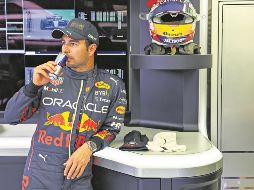 Sergio “Checo” Pérez quedó más que satisfecho con su desempeño y con el funcionamiento del RB18 en los test de Bahréin. RB CONTENT POOL/M. Thompson