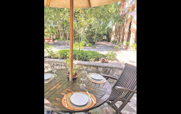 Hacienda el Carmen, Ahualulco. Sus rincones gastronómicos siempre llaman la atención. ESPECIAL/Hacienda el Carmen