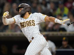 En diciembre se rumoró que Fernando Tatis Jr. se había lastimado la mano y la rodilla en un accidente de motocicleta en República Dominicana. AP / ARCHIVO