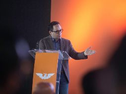 Clemente Castañeda durante el inicio de una serie de fotos de su proyecto socialdemócrata de país “Evolución Mexicana”. EL INFORMADOR / G. Gallo