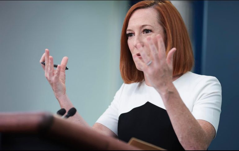 Cuando a Psaki se le cuestionó sobre si EU ya descartó la posibilidad de relajar las sanciones petroleras a Venezuela, ella respondió que “no es algo sobre lo que estemos conversando de forma activa por ahora