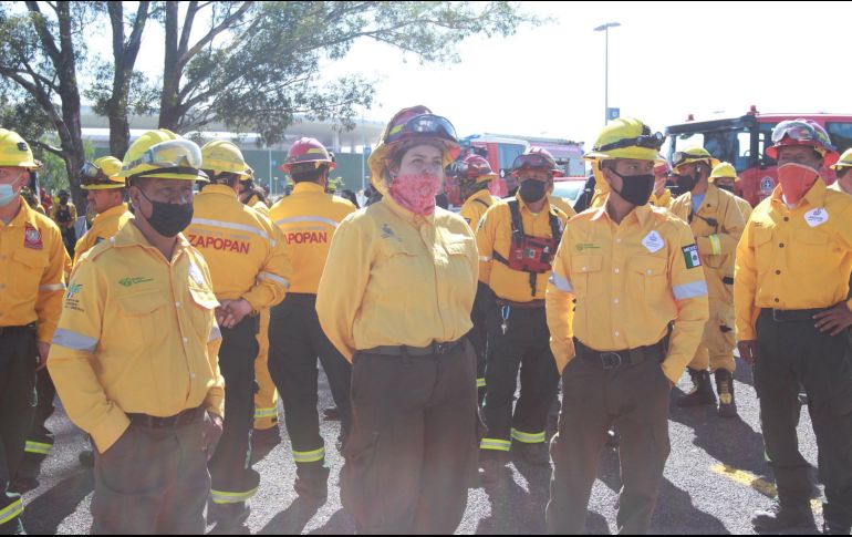 Durante 2021, en Zapopan se atendieron cerca de 284 incendios. ESPECIAL/Gobierno de Zapopan