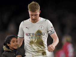 Apagado. La ofensiva de los “Citizens”,comandada por De Bruyne fue inoperante ante el Crystal. EFE