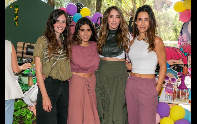 Sofía Castellanos, Cecilia Calderón, Inés Camberos y Cassandra Rodríguez. GENTE BIEN JALISCO/Jorge Soltero