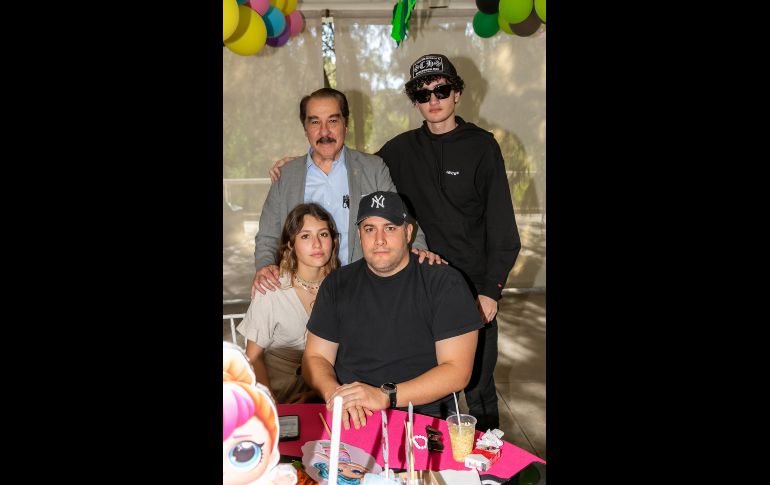 Antonio Leaño, Jerónimo Álvarez, Marinik Leaño y Nico Leaño. GENTE BIEN JALISCO/Jorge Soltero