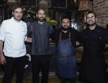Javier Muñoz, Max Covaliu, César Jiménez y Diego Montoya. GENTE BIEN JALISCO/Claudio Jimeno