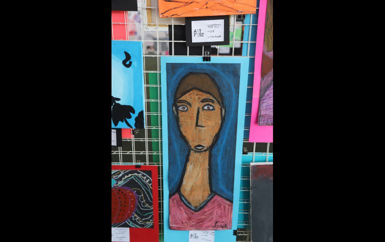 Exposición de alumnos en el Art Fest. GENTE BIEN JALISCO/Claudio Jimeno