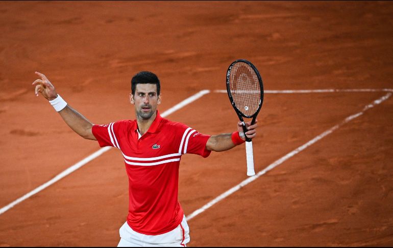 El serbio se ha consagrado campeón de Roland Garros en dos ocasiones y acumula 20 títulos de Grand Slam. AFP / ARCHIVO