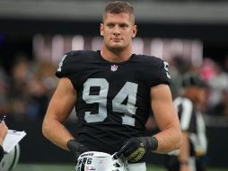 Nassib, que sumó 49 placajes y cuatro capturas de quarterbacks en dos campañas con Las Vegas, queda libre para firmar por cualquier otra franquicia para la próxima temporada. AP / ARCHIVO