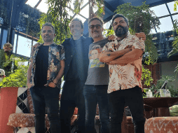 Love Of Lesbian se reunió con la prensa de Guadalajara para hablar de esta presentación y de la que tendrán el fin de semana en el Vive Latino. EL INFORMADOR / K. Esparza