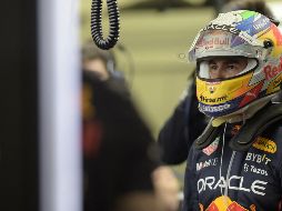 El piloto mexicano Sergio Pérez (Red Bull) fue séptimo este viernes en los entrenamientos libres para el Gran Premio de Baréin. AFP / M. Mahdi
