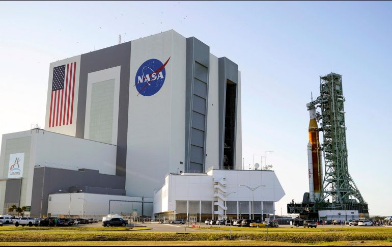 Desde Cabo Cañaveral, el programa Artemis I inicia su fase de ensayos antes de despegar a la luna. AP/J. Raoux