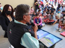 Juan José Frangie, presidente municipal, en el evento. 