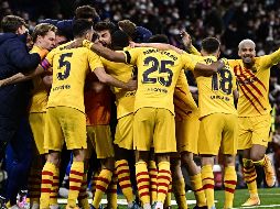 RESURGIMIENTO. Barcelona le pasó por encima al Real Madrid. AFP/J. Soriano