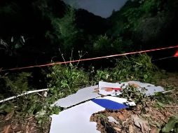 La caída en picada ocurrió aproximadamente una hora después del despegue. XINHUA/Z. Hua