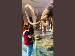 En la imagen compartida se muestra que José Ramón López Beltrán porta un chaleco que se entrega a visitantes del nuevo Aeropuerto Internacional Felipe Ángeles (AIFA). TWITTER / @_30JR40_